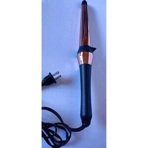 Conair Infiniti Pro 1 1/4Rose Gold Titanium Curling Wand Adjustable Temp Tested